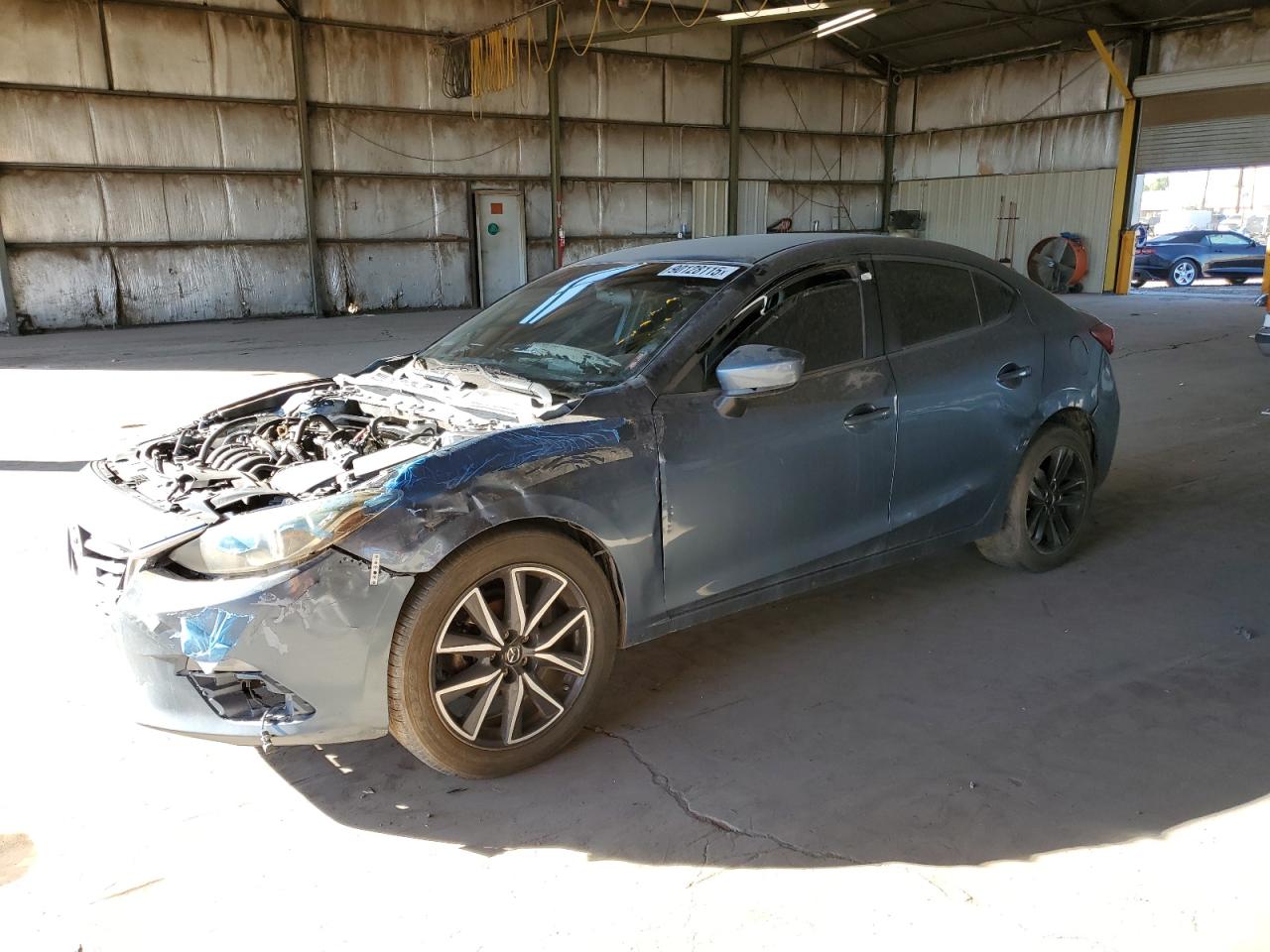 2015 Mazda 3 Sv blue sedan gas JM1BM1T7XF1256760 photo #1