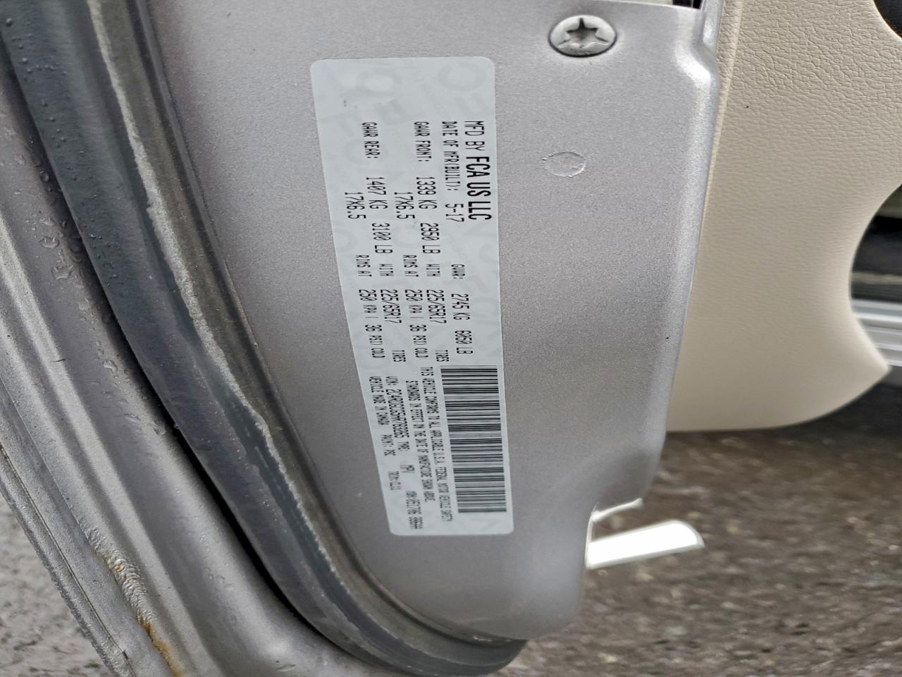 2017 Dodge Grand Caravan Sxt VIN: 2C4RDGCG5HR783265 Lot: 94155645