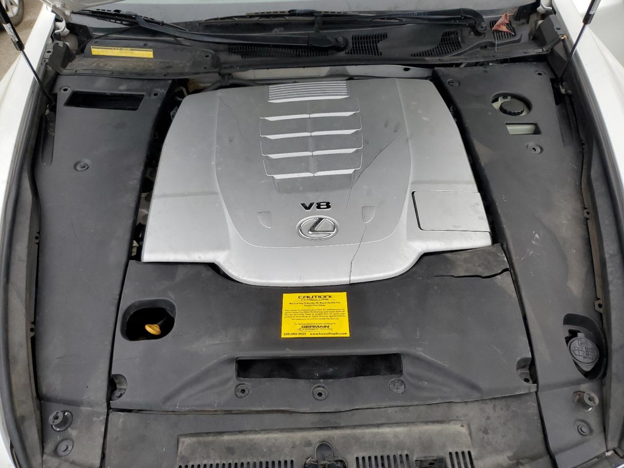 2008 Lexus Ls 460 VIN: JTHBL46F585066396 Lot: 92703325