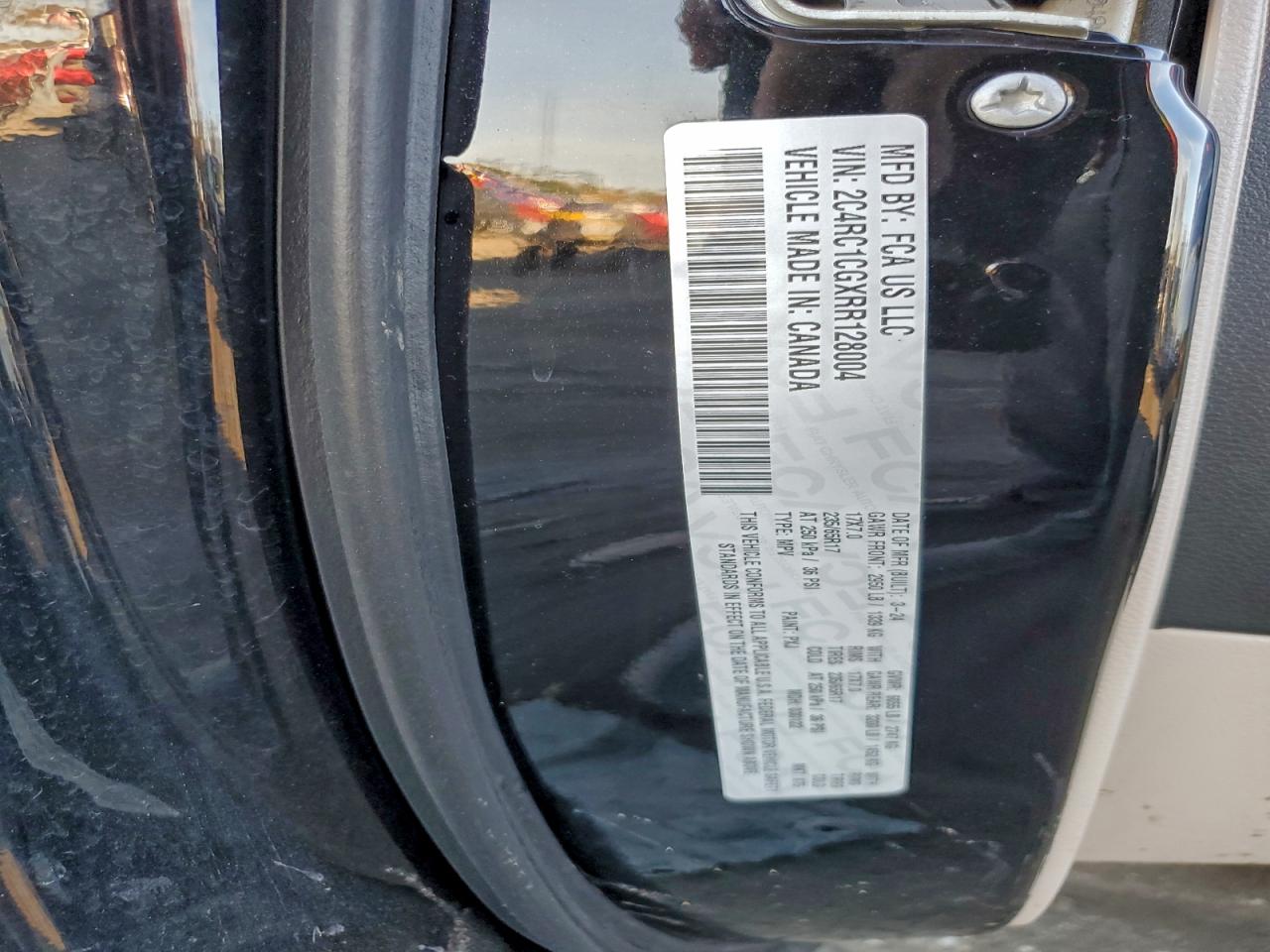 2024 Chrysler Voyager Lx VIN: 2C4RC1CGXRR128004 Lot: 94096315