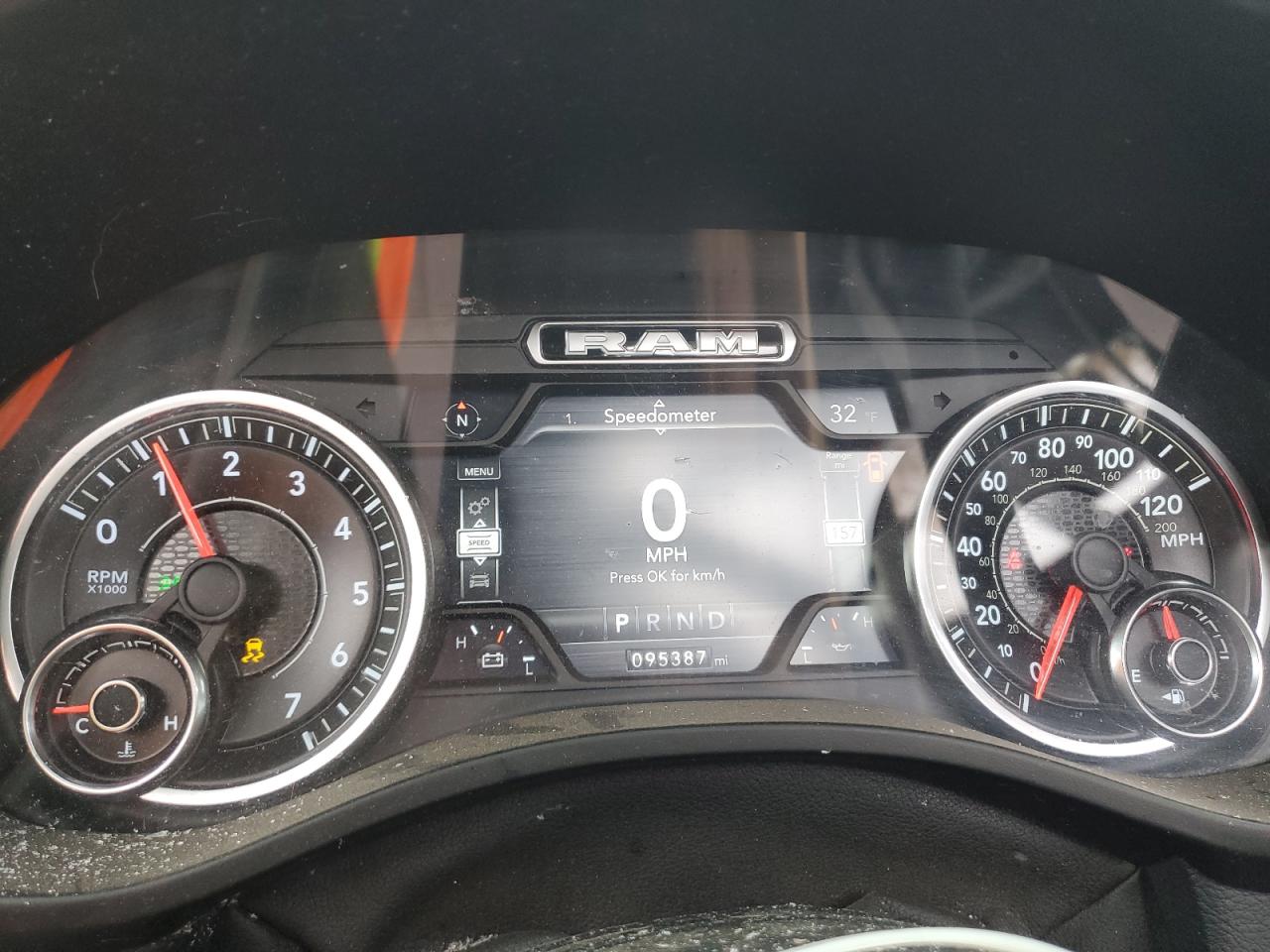 2019 Ram 1500 Laramie VIN: 1C6SRFJT9KN925660 Lot: 91736185