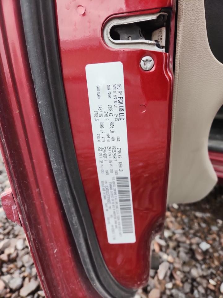 2015 Dodge Grand Caravan Sxt VIN: 2C4RDGCG7FR709651 Lot: 92484825