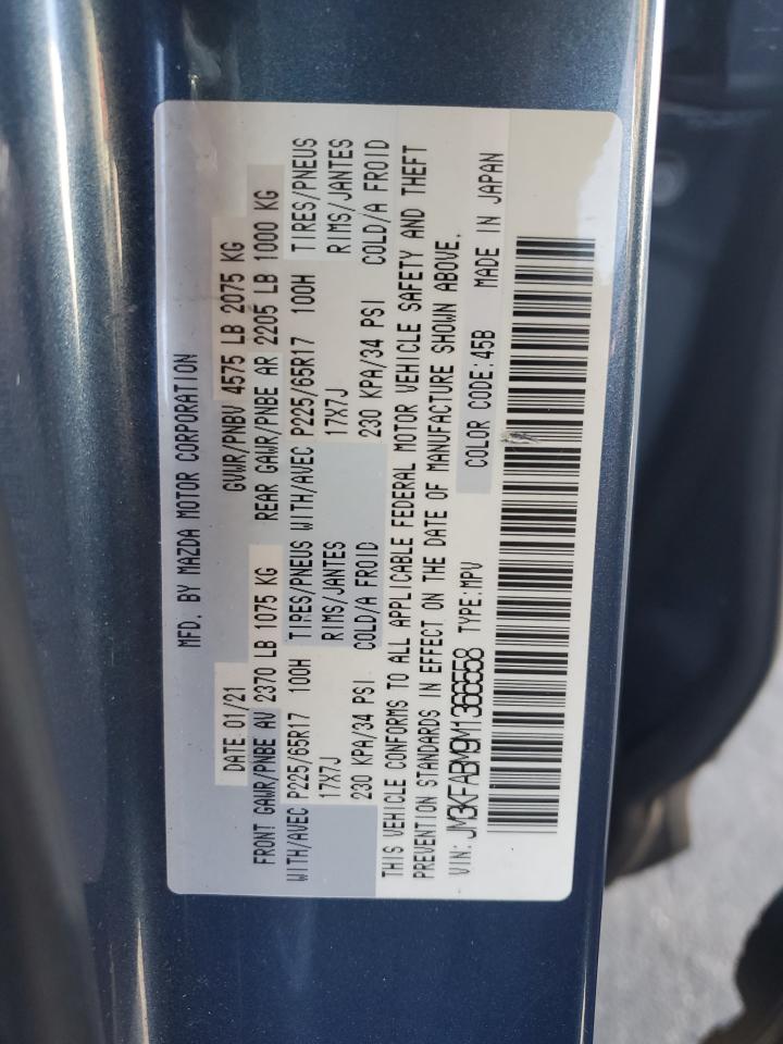 2021 Mazda Cx-5 Sport VIN: JM3KFABM9M1366558 Lot: 91926955