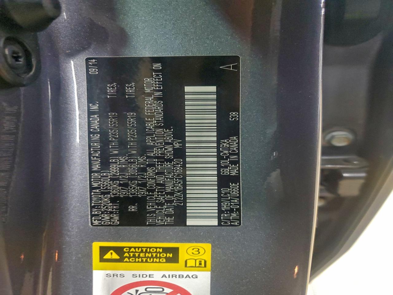 2015 Lexus Rx 350 VIN: 2T2ZK1BA5FC168420 Lot: 93928965