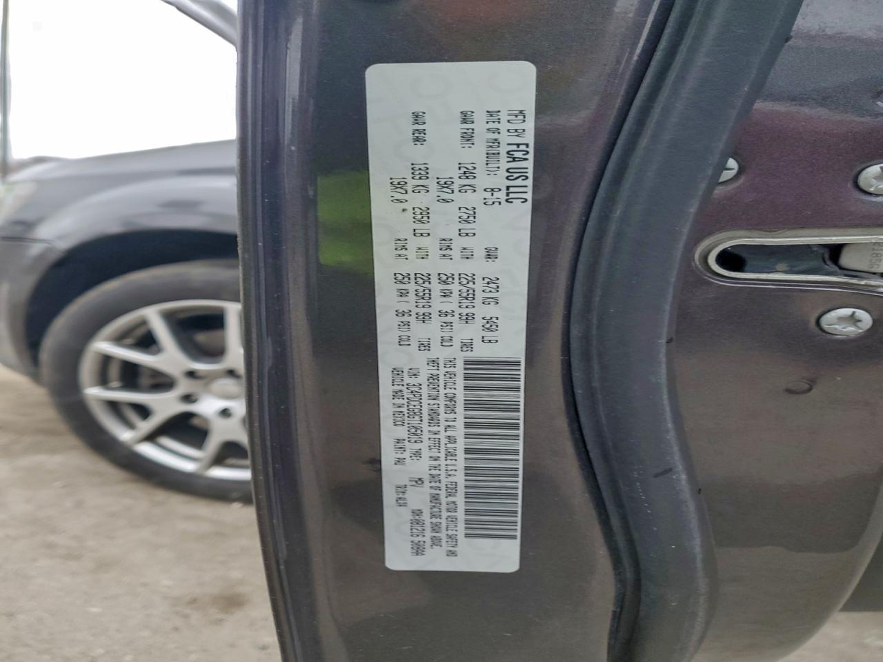 2016 Dodge Journey R/T VIN: 3C4PDCEG8GT105019 Lot: 94217885