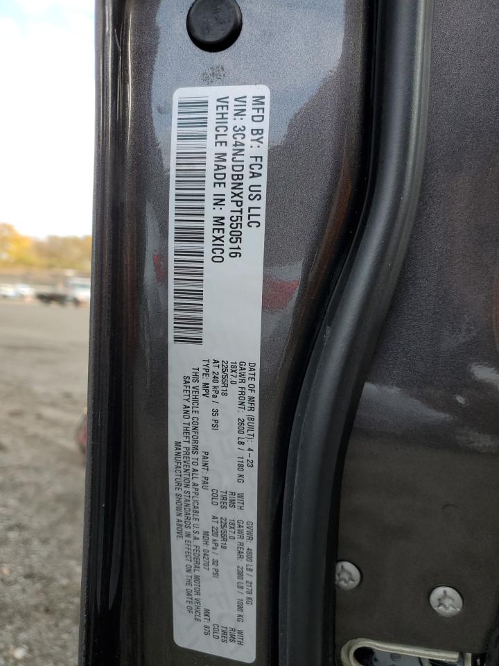 2023 Jeep Compass Latitude VIN: 3C4NJDBNXPT550516 Lot: 84908815