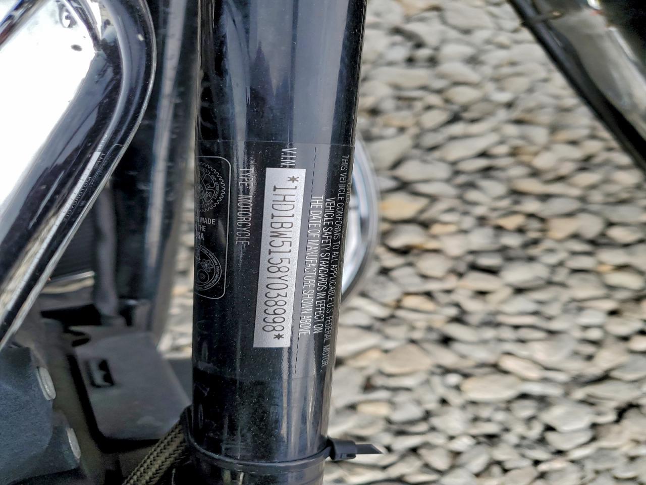 2008 Harley-Davidson Flstc VIN: 1HD1BW5158Y038998 Lot: 93120445