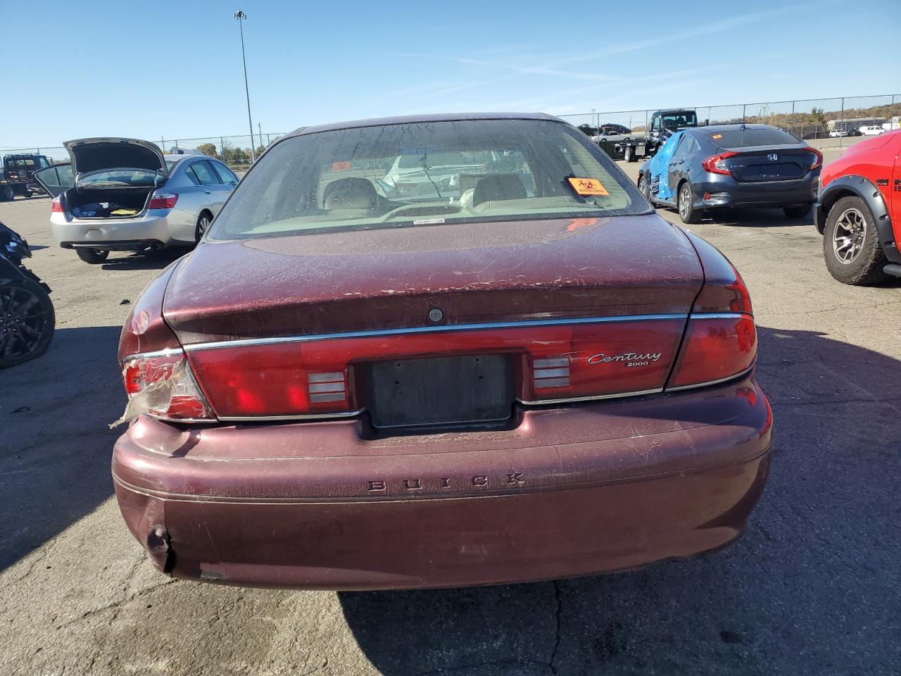 2000 Buick Century Limited VIN: 2G4WY55J8Y1293935 Lot: 91698535