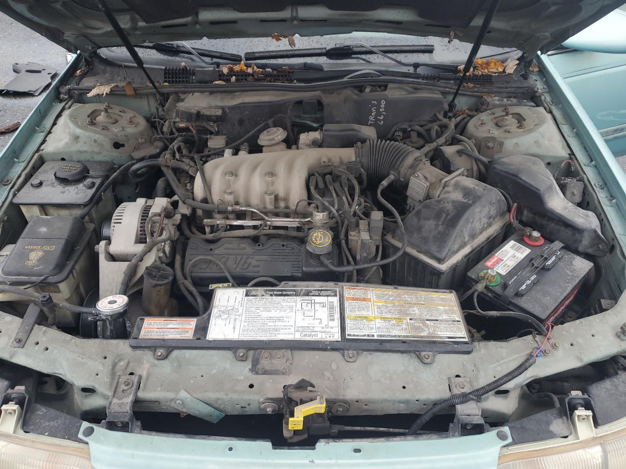 1995 Ford Taurus Gl VIN: 1FALP52U2SG180376 Lot: 92752465