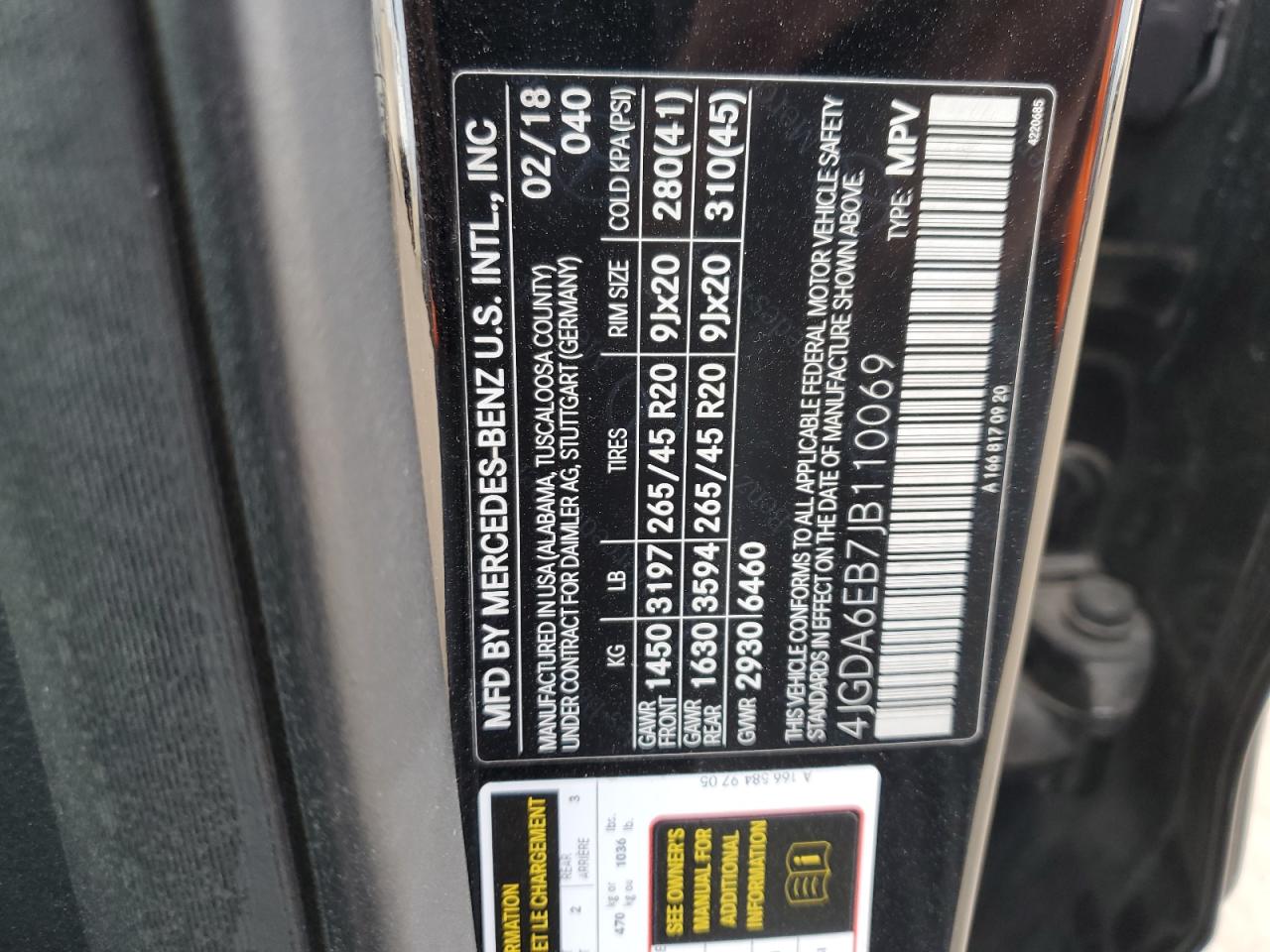 2018 Mercedes-Benz Gle 43 Amg VIN: 4JGDA6EB7JB110069 Lot: 90814585