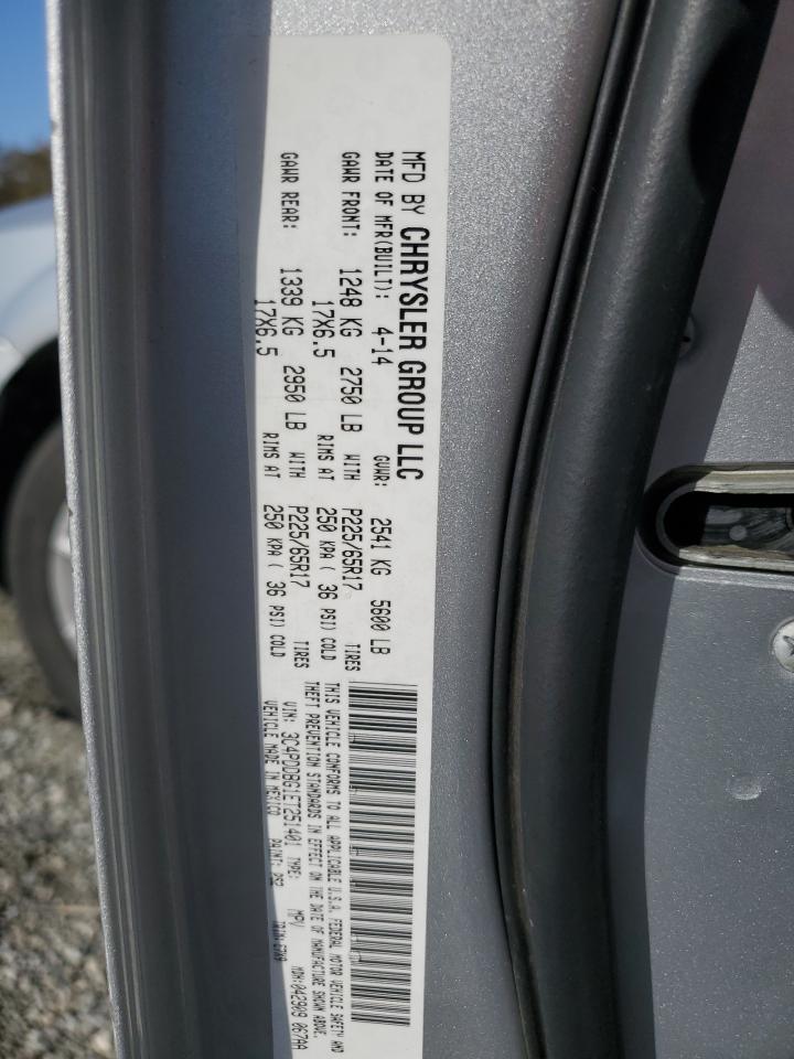 2014 Dodge Journey Sxt VIN: 3C4PDDBG1ET251401 Lot: 92195745