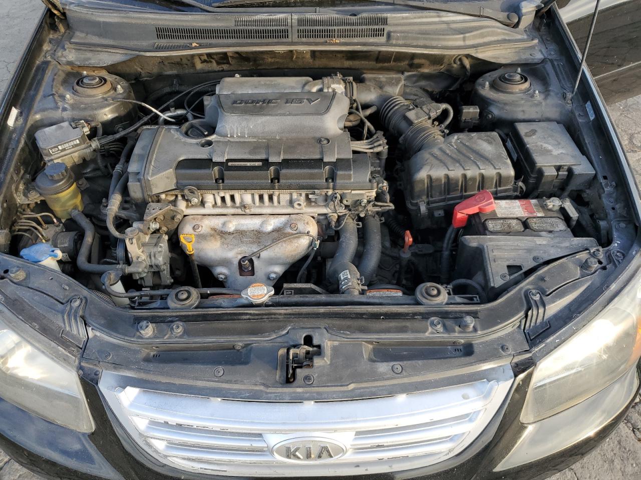 2009 Kia Spectra Ex VIN: KNAFE222195594150 Lot: 92612805