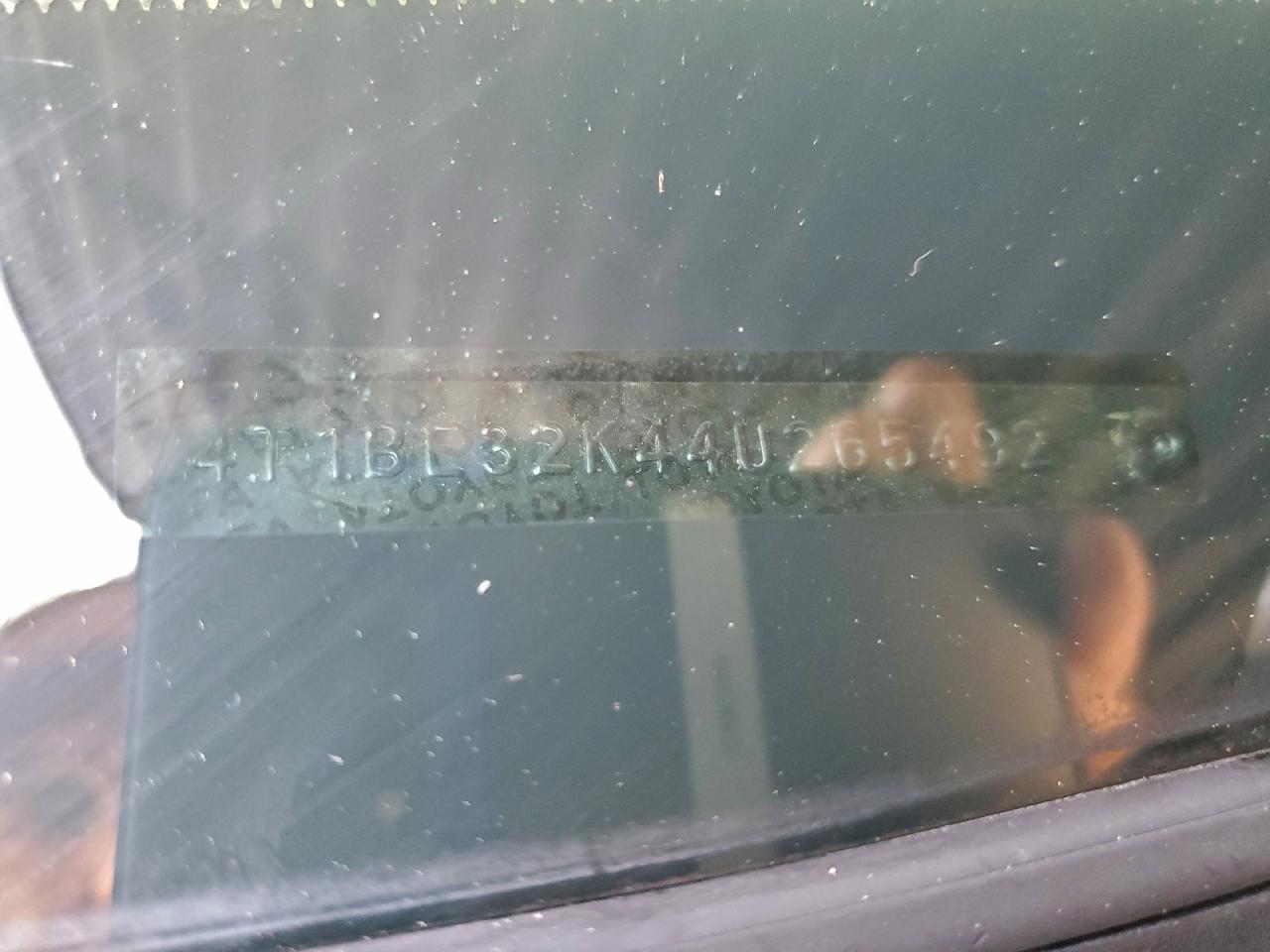 2004 Toyota Camry Le VIN: 4T1BE32K44U265492 Lot: 94089125