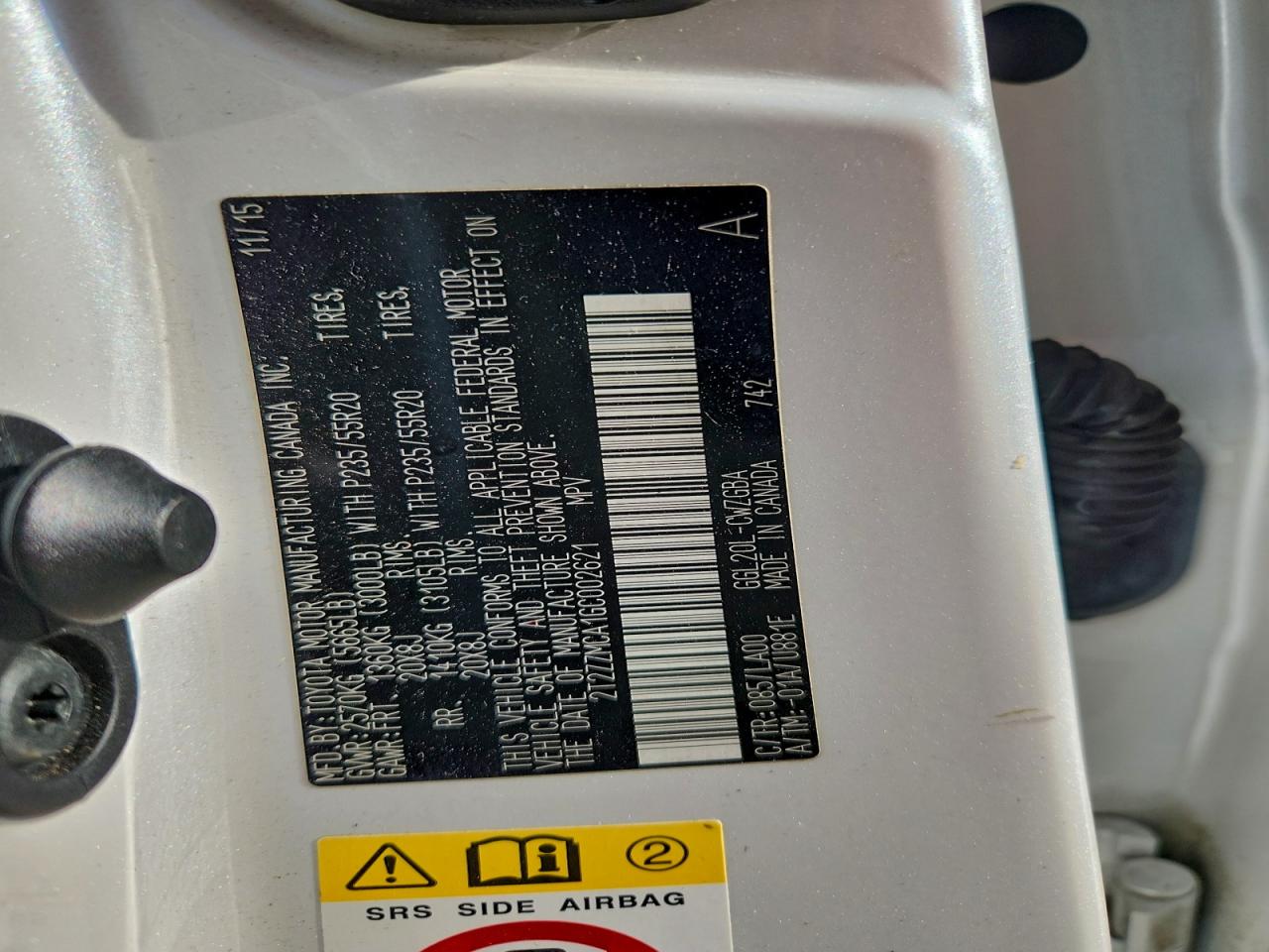 2016 Lexus Rx 350 VIN: 2T2ZZMCA1GC002621 Lot: 93551135