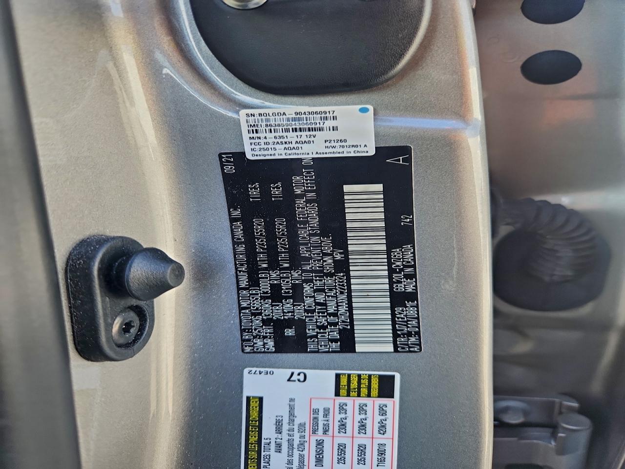 2022 Lexus Rx 350 VIN: 2T2HZMAAXNC223324 Lot: 93308455