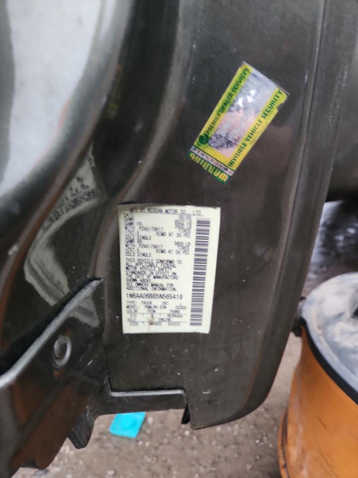 2005 Nissan Titan Xe VIN: 1N6AA06B85N565419 Lot: 92750965