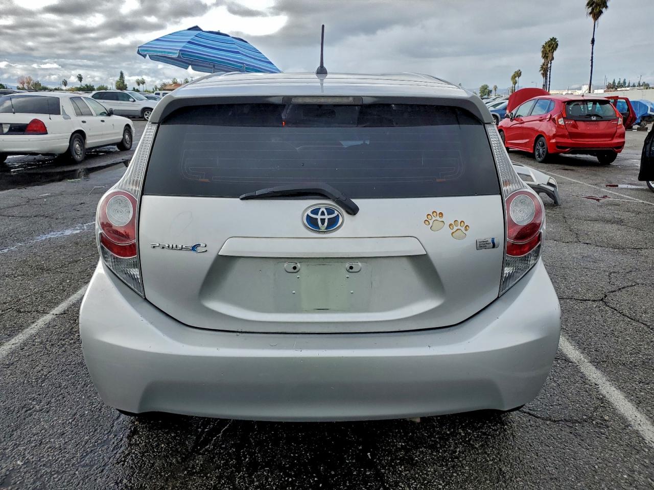 2012 Toyota Prius C VIN: JTDKDTB39C1527104 Lot: 93341775