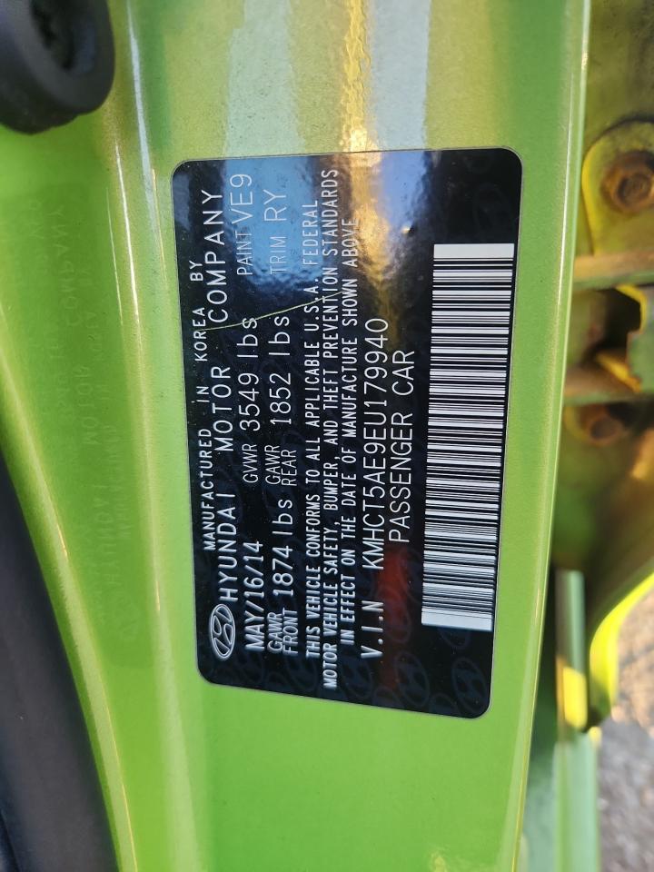 2014 Hyundai Accent Gls VIN: KMHCT5AE9EU179940 Lot: 91103345