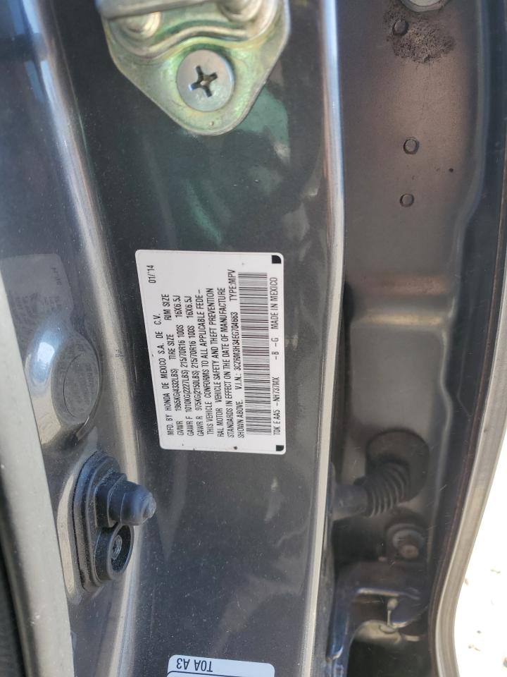 2014 Honda Cr-V Lx VIN: 3CZRM3H34EG704663 Lot: 91454775