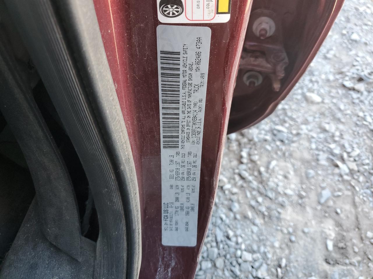 2019 Ram 1500 Tradesman VIN: 1C6SRFCT0KN584114 Lot: 90669835