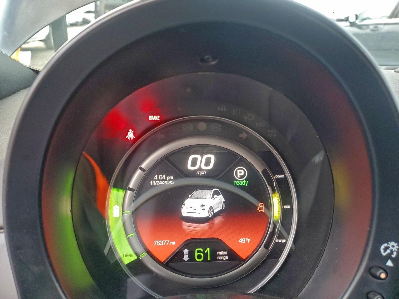 2016 Fiat 500 Electric VIN: 3C3CFFGE0GT229702 Lot: 94091805