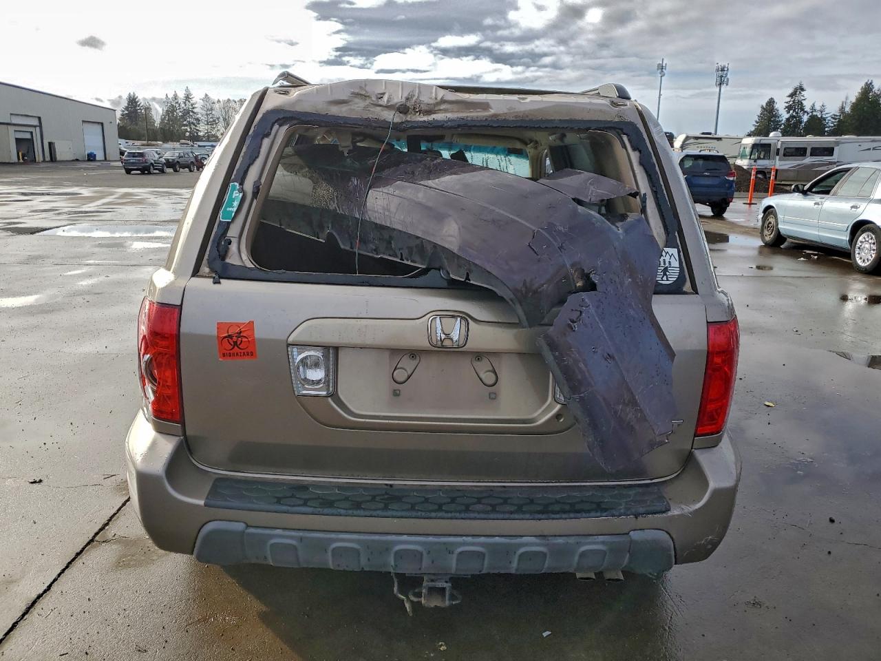2004 Honda Pilot Exl VIN: 2HKYF18554H583648 Lot: 93841185