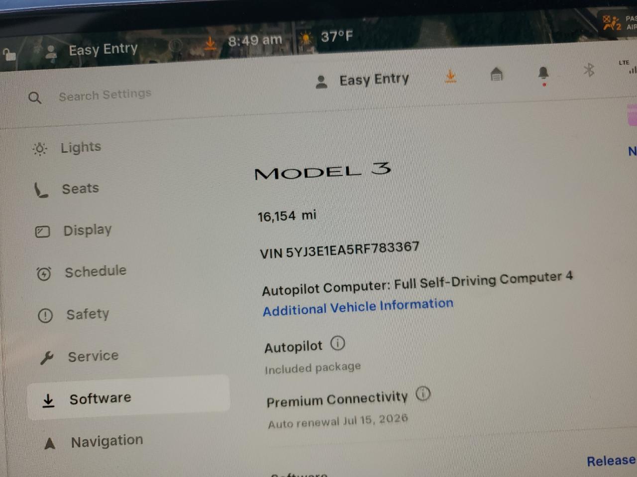 2024 Tesla Model 3 VIN: 5YJ3E1EA5RF783367 Lot: 91247105