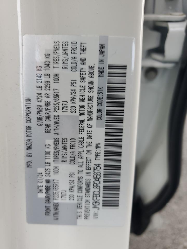 2024 Mazda Cx-5 Preferred VIN: JM3KFBCL8R0458754 Lot: 92717075