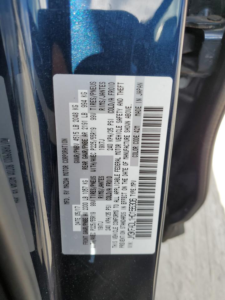 2017 Mazda Cx-5 Grand Touring VIN: JM3KFADL1H0155306 Lot: 91877555