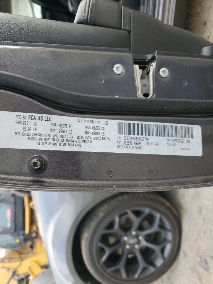 2020 Chrysler 300 Touring VIN: 2C3CCAAG9LH133740 Lot: 91625635