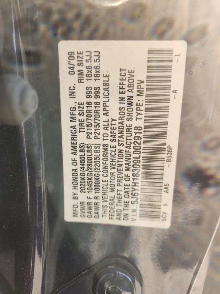 2009 Honda Element Lx VIN: 5J6YH18309L002918 Lot: 92069705