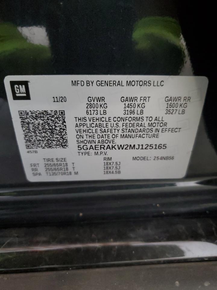 2021 Buick Enclave Preferred VIN: 5GAERAKW2MJ125165 Lot: 90464805