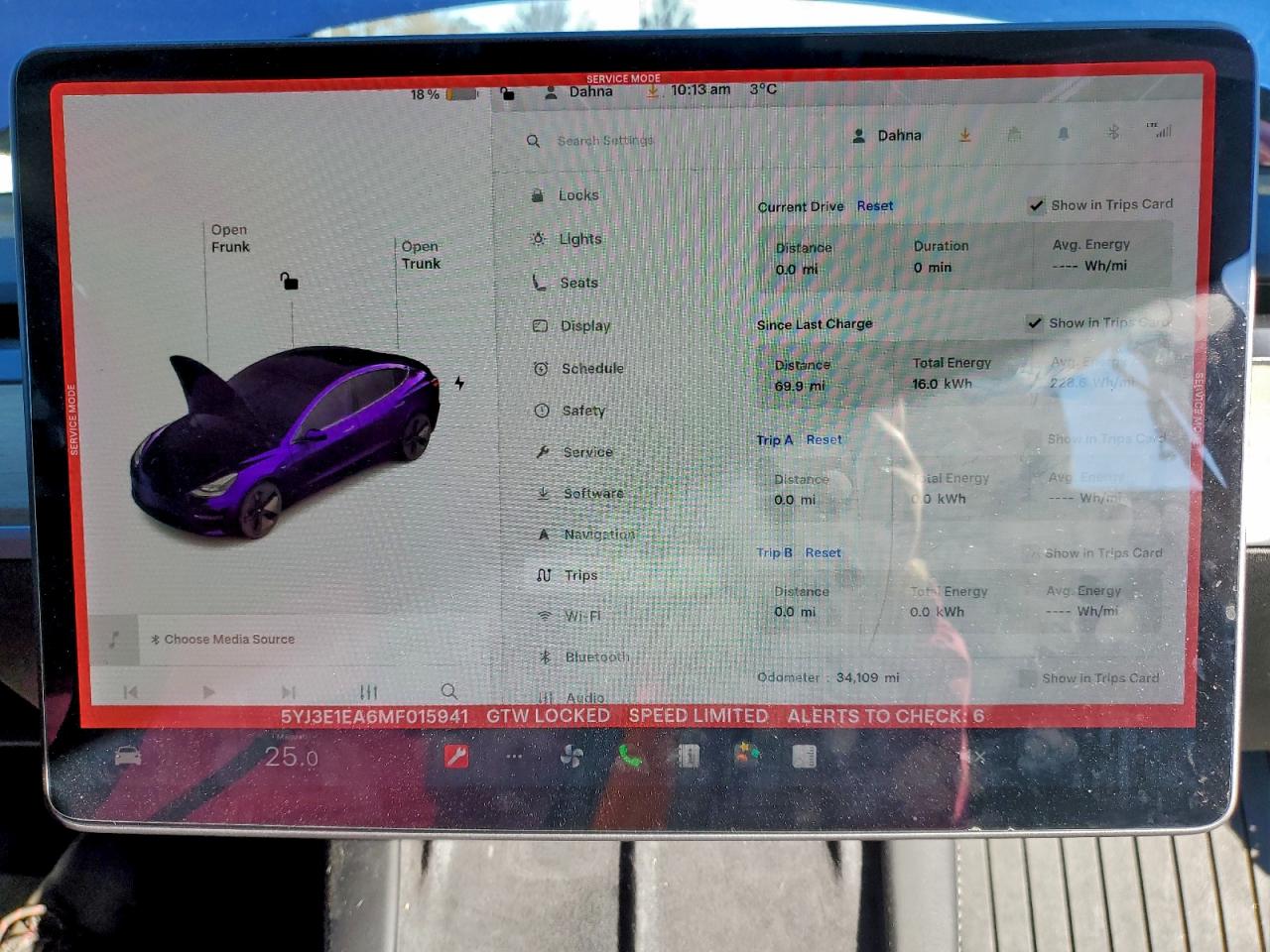 2021 Tesla Model 3 VIN: 5YJ3E1EA6MF015941 Lot: 93033075