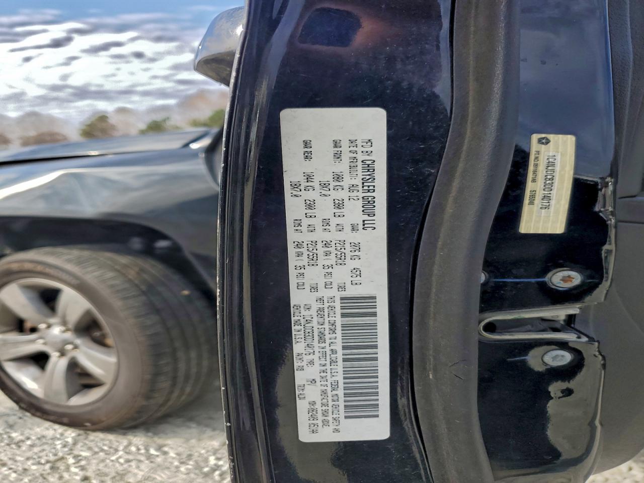 2013 Jeep Compass Limited VIN: 1C4NJDCB3DD140176 Lot: 93326675