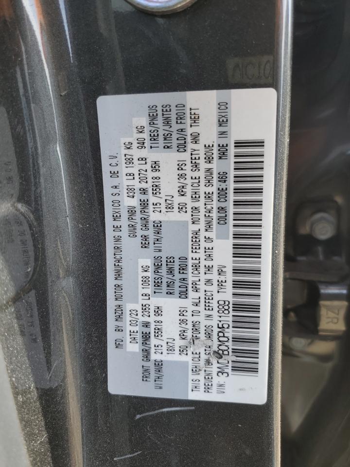 2023 Mazda Cx-30 Preferred VIN: 3MVDMBCM0PM511889 Lot: 91761615