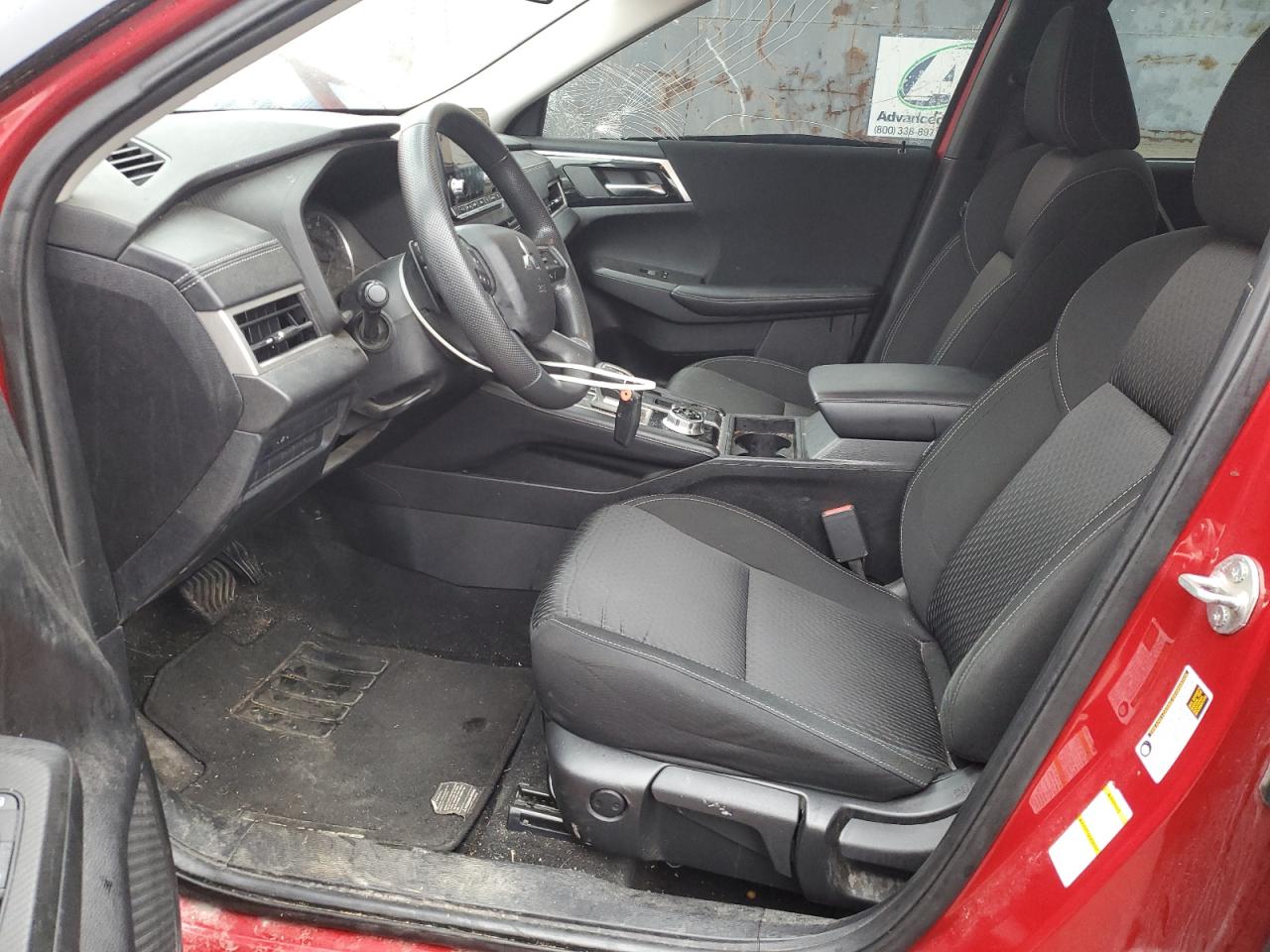 2022 Mitsubishi Outlander Es VIN: JA4J4TA8XNZ041733 Lot: 92869625