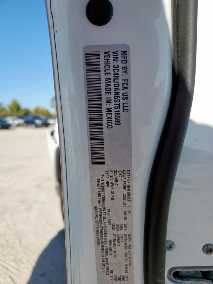 2025 Jeep Compass Sport VIN: 3C4NJDAN6ST518589 Lot: 90756975