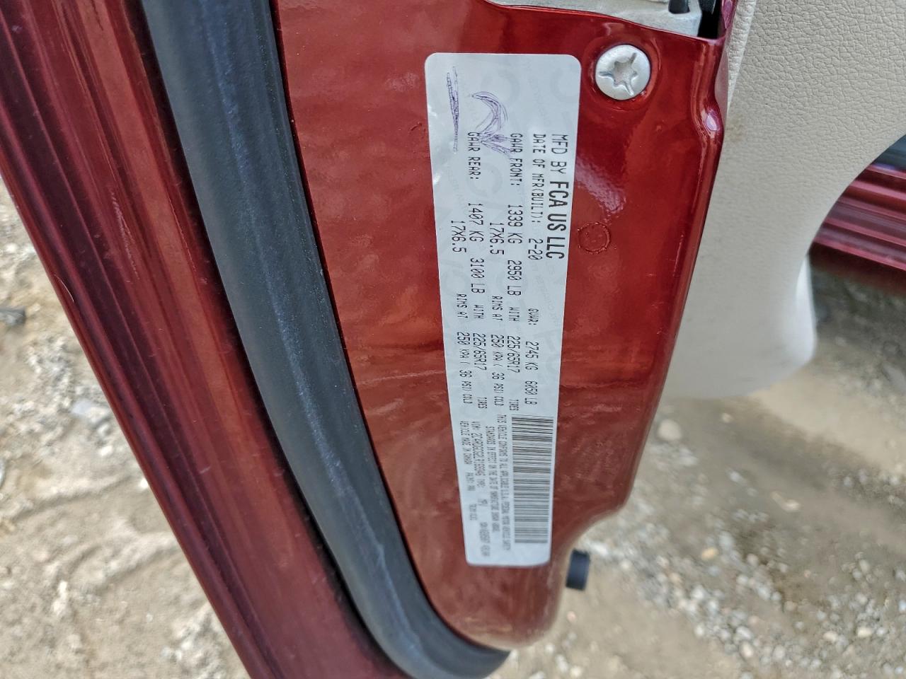 2020 Dodge Grand Caravan Sxt VIN: 2C4RDGCG2LR169346 Lot: 93710785