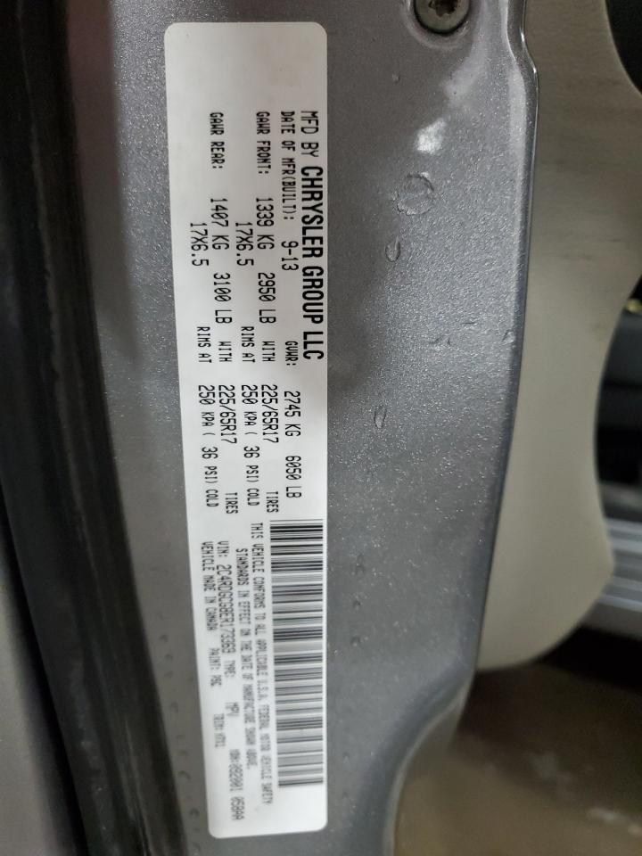 2014 Dodge Grand Caravan Sxt VIN: 2C4RDGCG8ER173369 Lot: 91836105