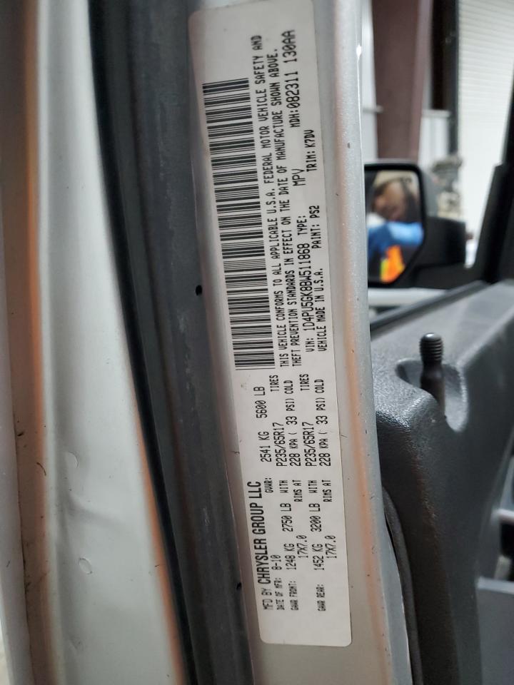 2011 Dodge Nitro Sxt VIN: 1D4PU5GK8BW511868 Lot: 93345695