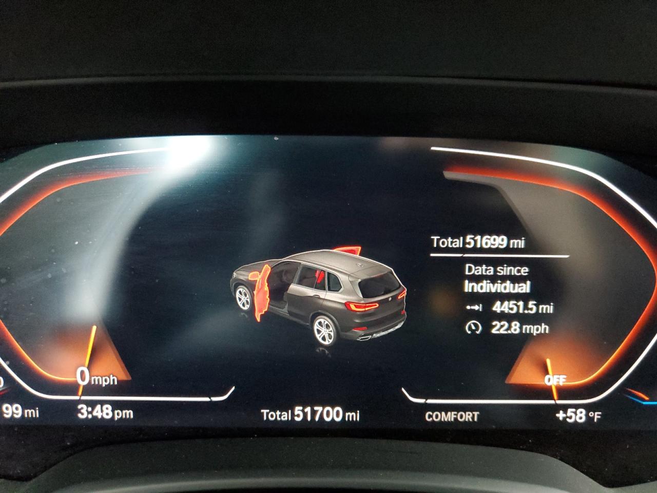 2021 BMW X5 Sdrive 40I VIN: 5UXCR4C06M9F08451 Lot: 93814565