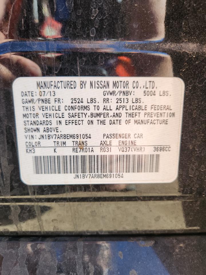 2014 Infiniti Q50 Base VIN: JN1BV7AR8EM691054 Lot: 92816535