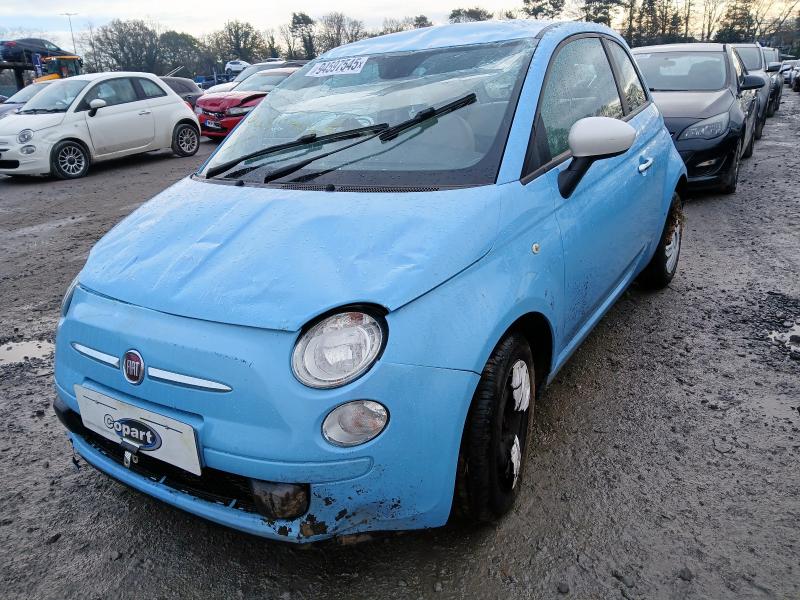 2013 FIAT 500 1.2 COLOUR THERAPY 3DR for sale at Copart WOLVERHAMPTON