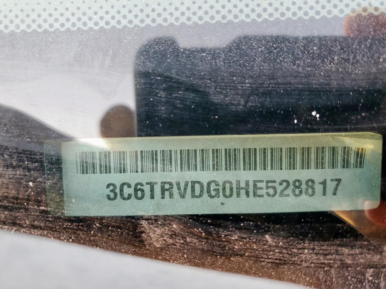 2017 Ram Promaster 2500 Delivery Van VIN: 3C6TRVDG0HE528817 Lot: 89835095