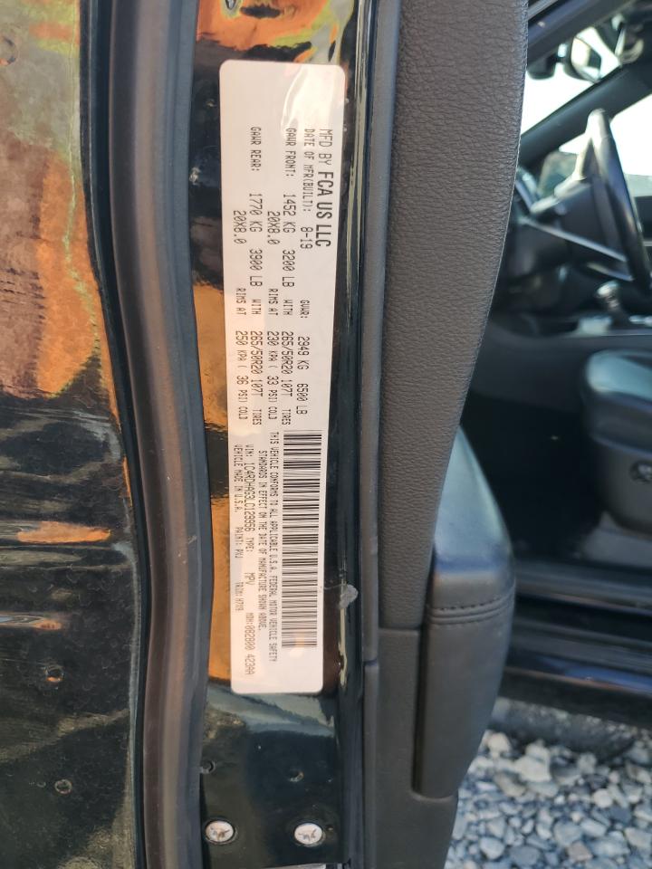 2020 Dodge Durango Sxt VIN: 1C4RDHAG3LC129956 Lot: 91866885