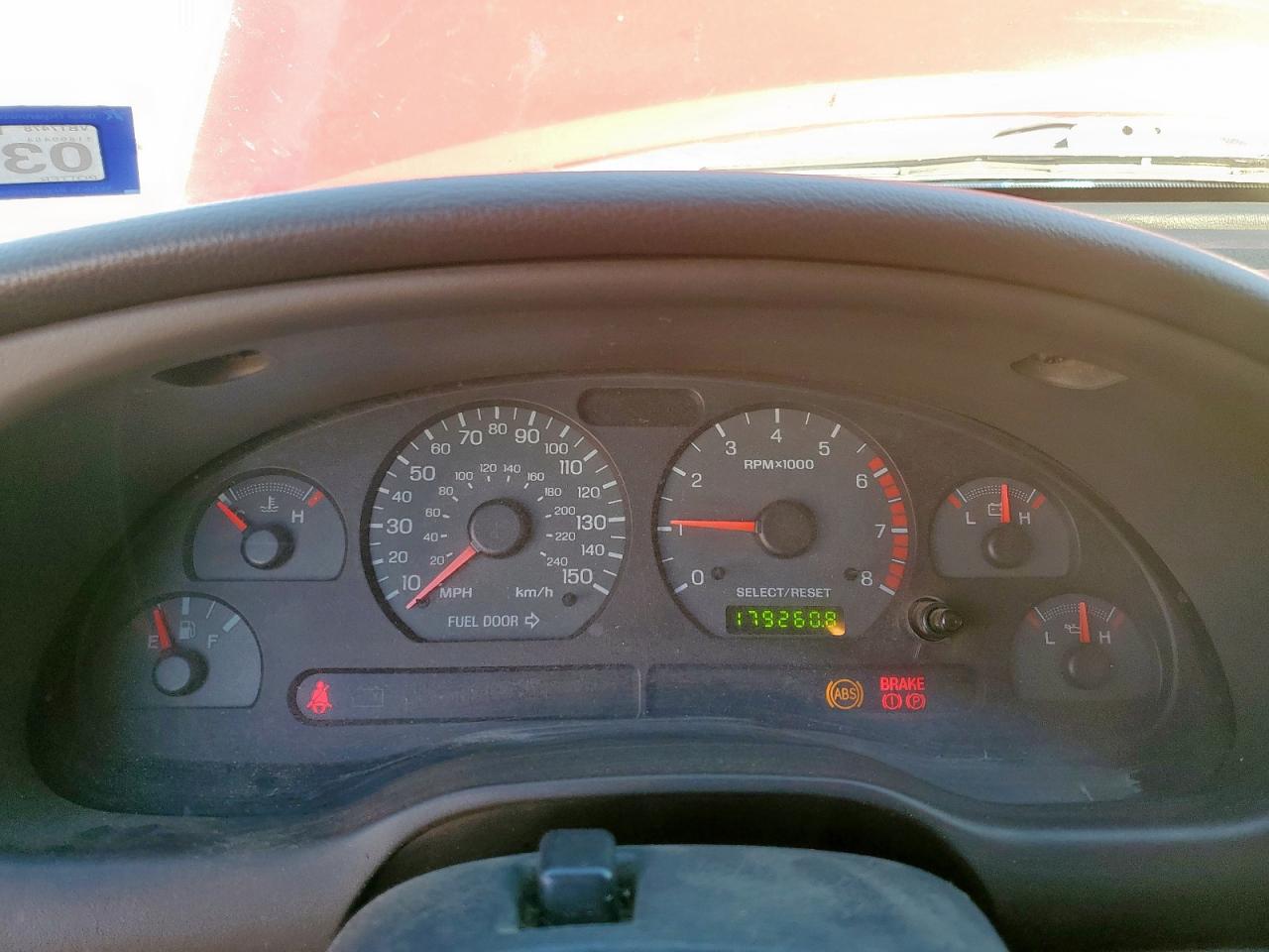 2003 Ford Mustang Gt VIN: 1FAFP42X83F312727 Lot: 92679815