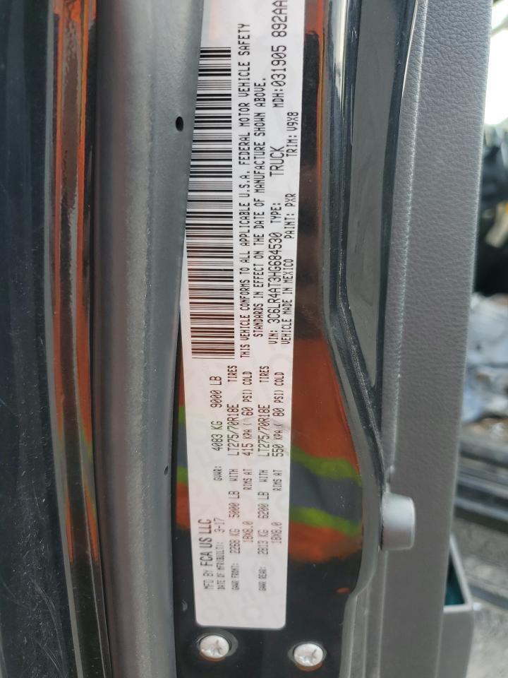 2017 Ram 2500 St VIN: 3C6LR4AT3HG684530 Lot: 93842735