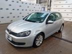 2012 VOLKSWAGEN GOLF 1.6 TDI 105 BLUEMOTION TECH MATCH 5DR for sale at Copart EAST KILBRIDE