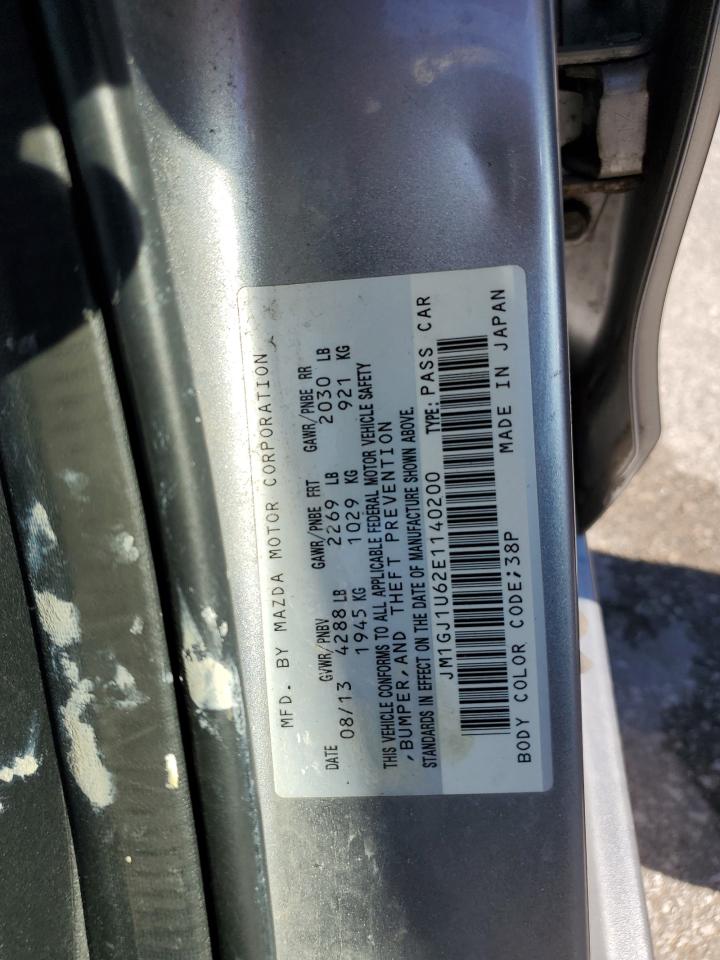 2014 Mazda 6 Sport VIN: JM1GJ1U62E1140200 Lot: 91908855