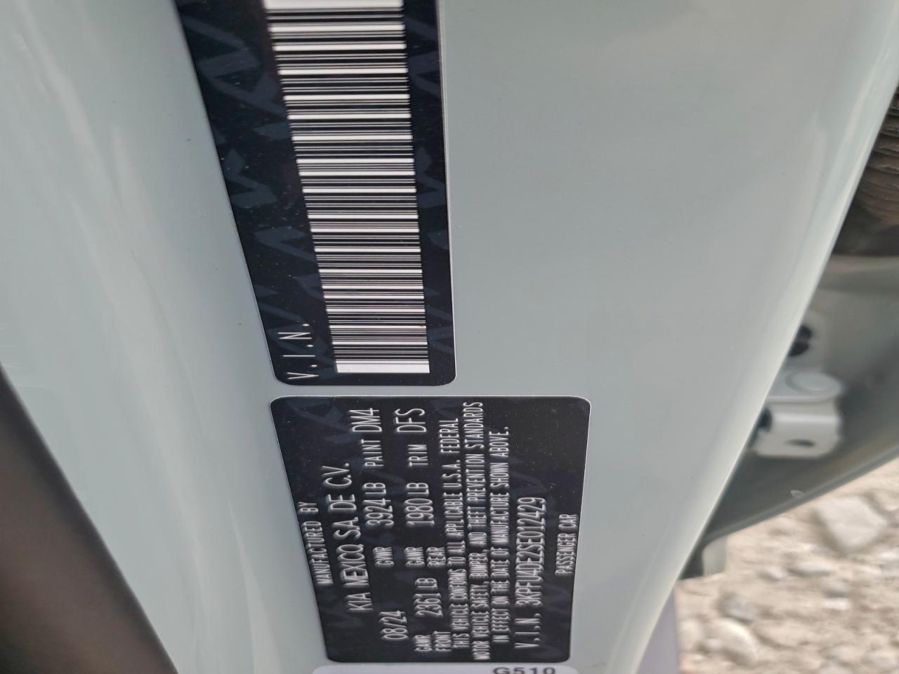 2025 Kia K4 Ex VIN: 3KPFU4DE2SE012429 Lot: 94669565